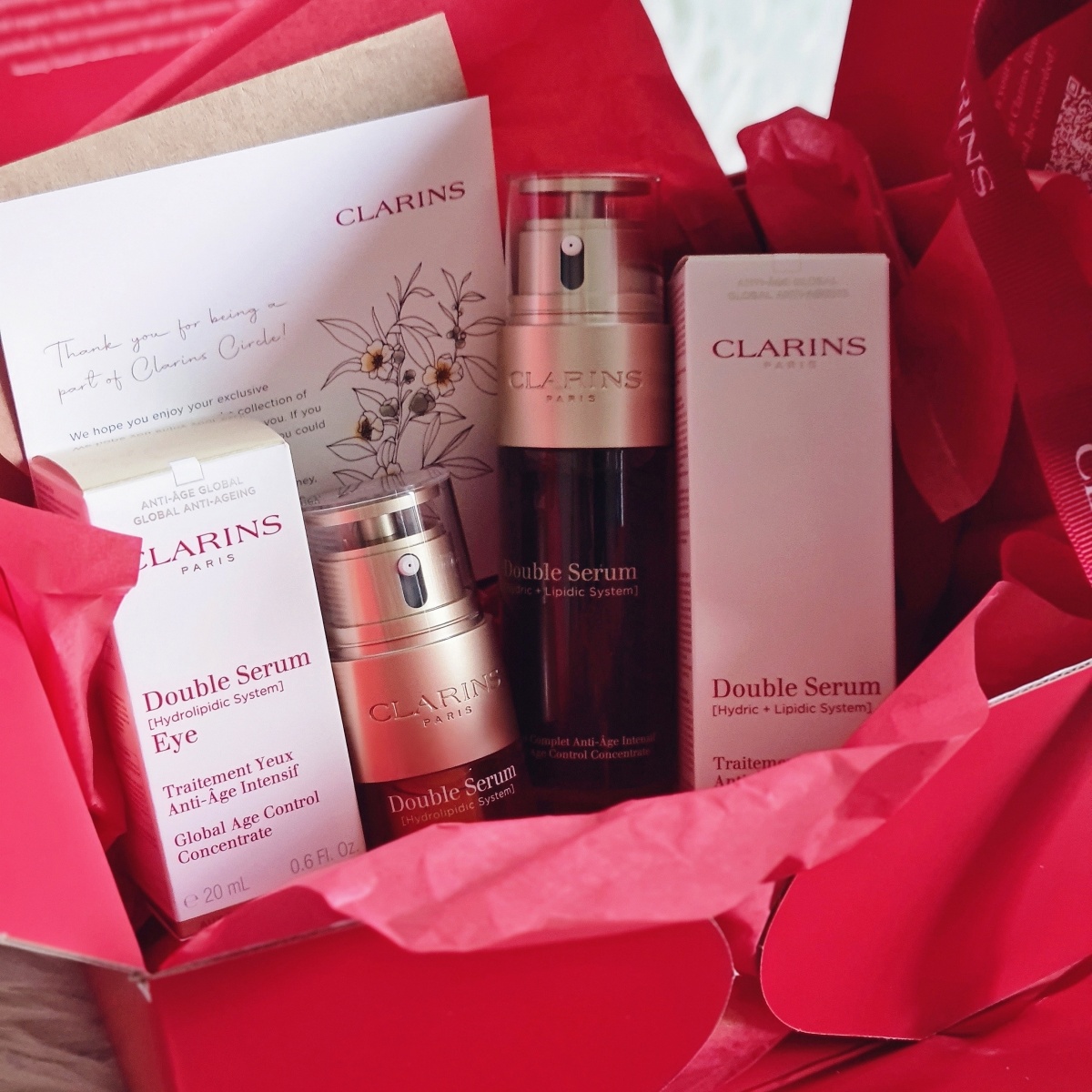 Clarins Double Serum and Double Serum Eye